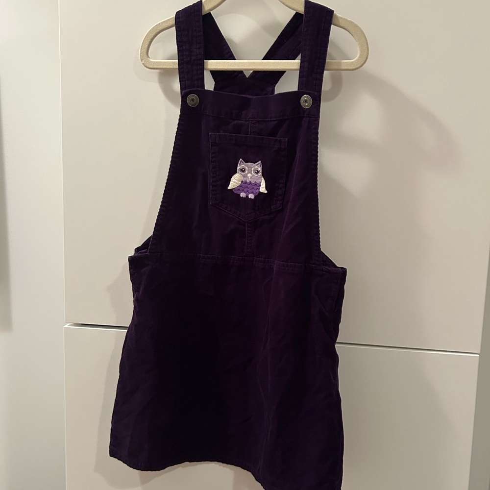 Purple Corduroy Overalls Size 6